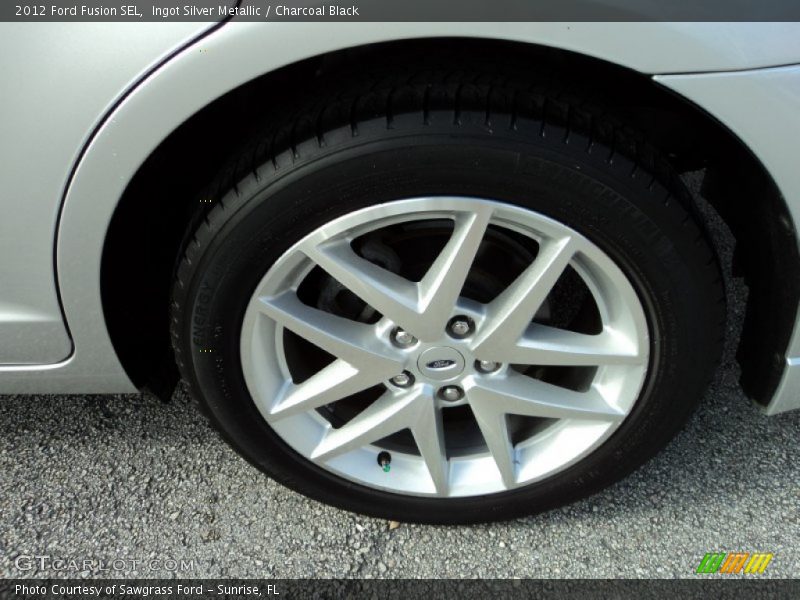 Ingot Silver Metallic / Charcoal Black 2012 Ford Fusion SEL