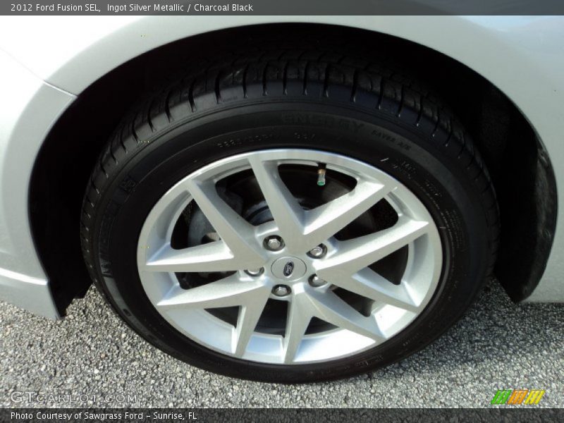 Ingot Silver Metallic / Charcoal Black 2012 Ford Fusion SEL