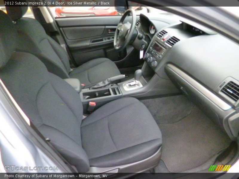 Ice Silver Metallic / Black 2012 Subaru Impreza 2.0i 4 Door
