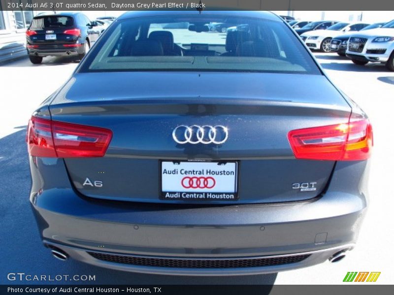 Daytona Grey Pearl Effect / Black 2014 Audi A6 3.0T quattro Sedan