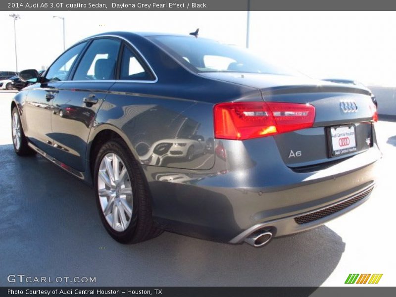 Daytona Grey Pearl Effect / Black 2014 Audi A6 3.0T quattro Sedan