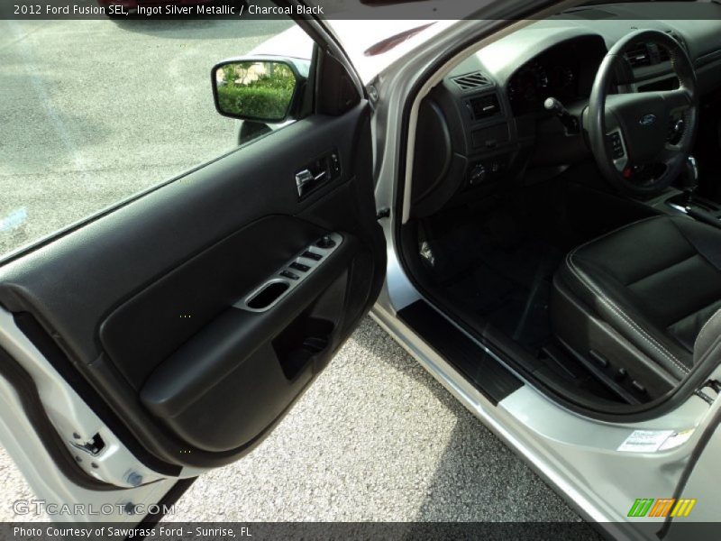 Ingot Silver Metallic / Charcoal Black 2012 Ford Fusion SEL