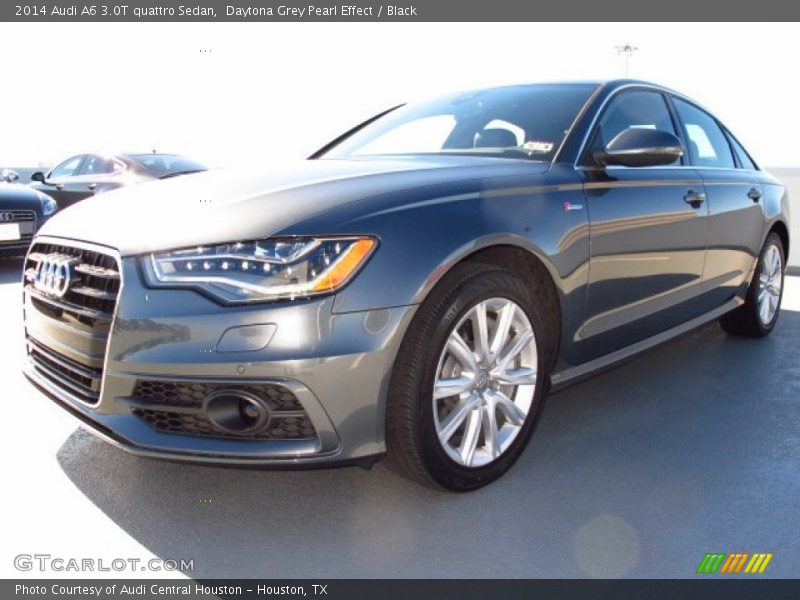 Daytona Grey Pearl Effect / Black 2014 Audi A6 3.0T quattro Sedan