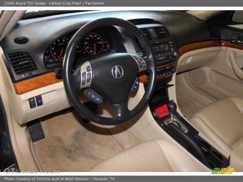 Carbon Gray Pearl / Parchment 2006 Acura TSX Sedan