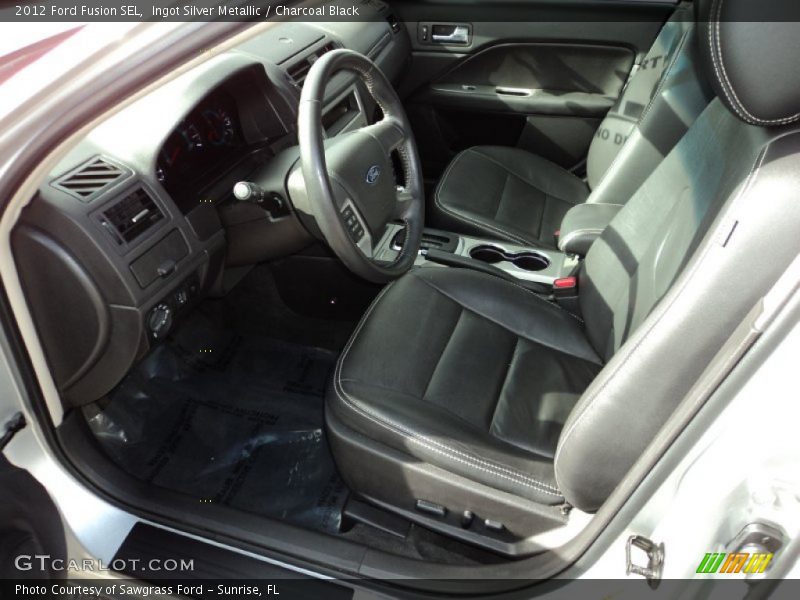 Ingot Silver Metallic / Charcoal Black 2012 Ford Fusion SEL