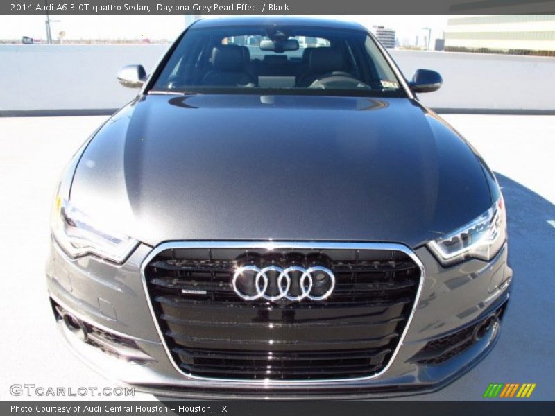 Daytona Grey Pearl Effect / Black 2014 Audi A6 3.0T quattro Sedan