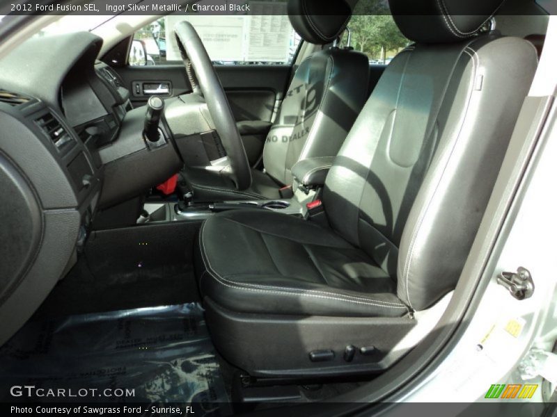 Ingot Silver Metallic / Charcoal Black 2012 Ford Fusion SEL