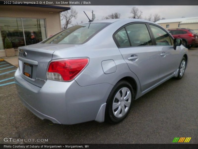 Ice Silver Metallic / Black 2012 Subaru Impreza 2.0i 4 Door