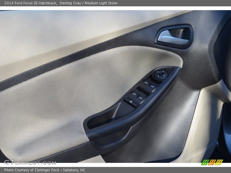 Sterling Gray / Medium Light Stone 2014 Ford Focus SE Hatchback