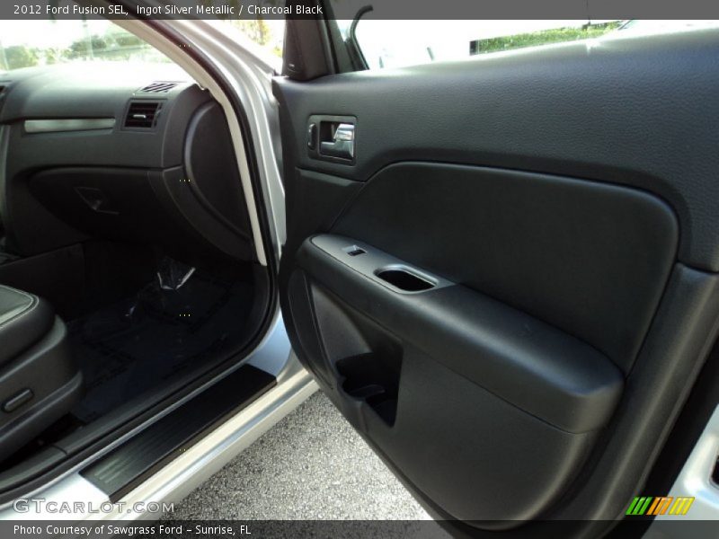 Ingot Silver Metallic / Charcoal Black 2012 Ford Fusion SEL