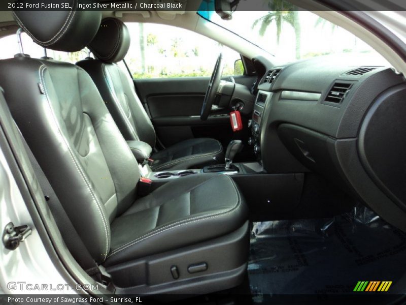 Ingot Silver Metallic / Charcoal Black 2012 Ford Fusion SEL