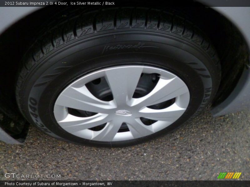 Ice Silver Metallic / Black 2012 Subaru Impreza 2.0i 4 Door