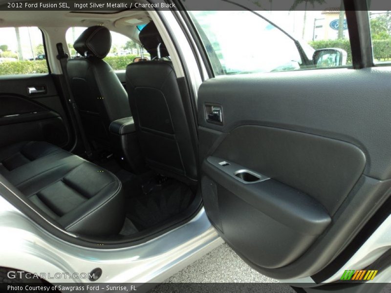 Ingot Silver Metallic / Charcoal Black 2012 Ford Fusion SEL