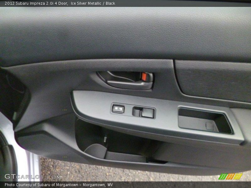 Ice Silver Metallic / Black 2012 Subaru Impreza 2.0i 4 Door