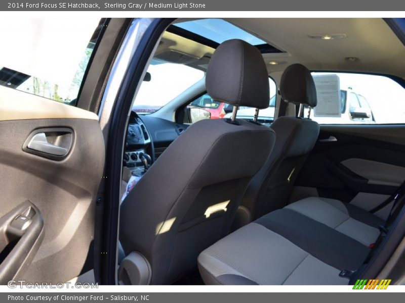 Sterling Gray / Medium Light Stone 2014 Ford Focus SE Hatchback
