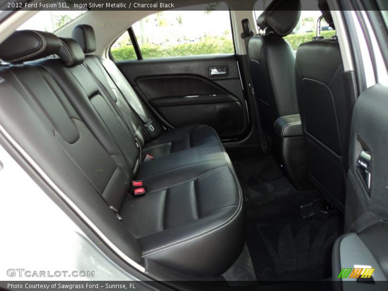 Ingot Silver Metallic / Charcoal Black 2012 Ford Fusion SEL
