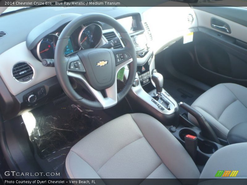 Blue Ray Metallic / Medium Titanium 2014 Chevrolet Cruze Eco