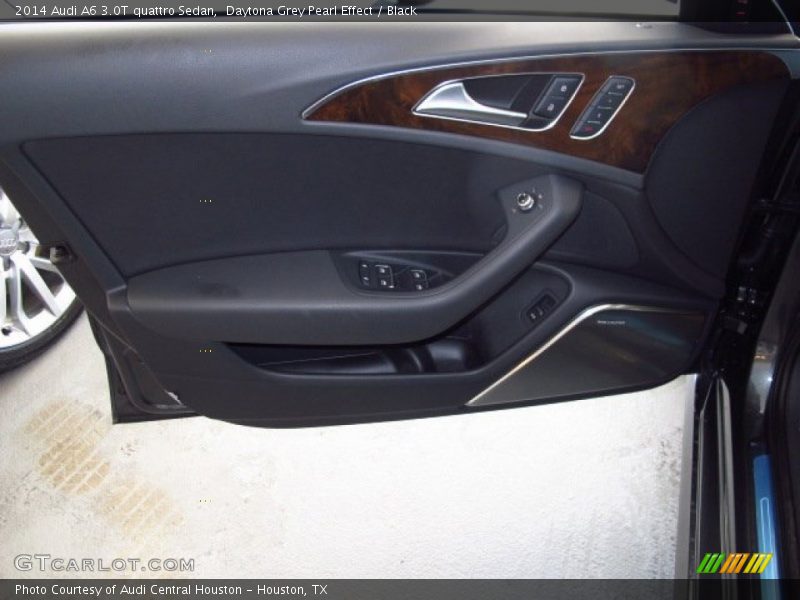 Daytona Grey Pearl Effect / Black 2014 Audi A6 3.0T quattro Sedan