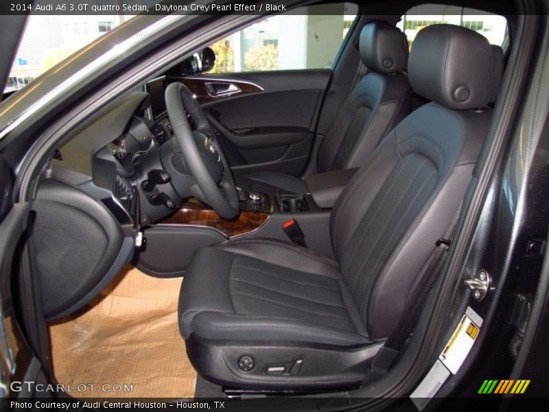 Daytona Grey Pearl Effect / Black 2014 Audi A6 3.0T quattro Sedan