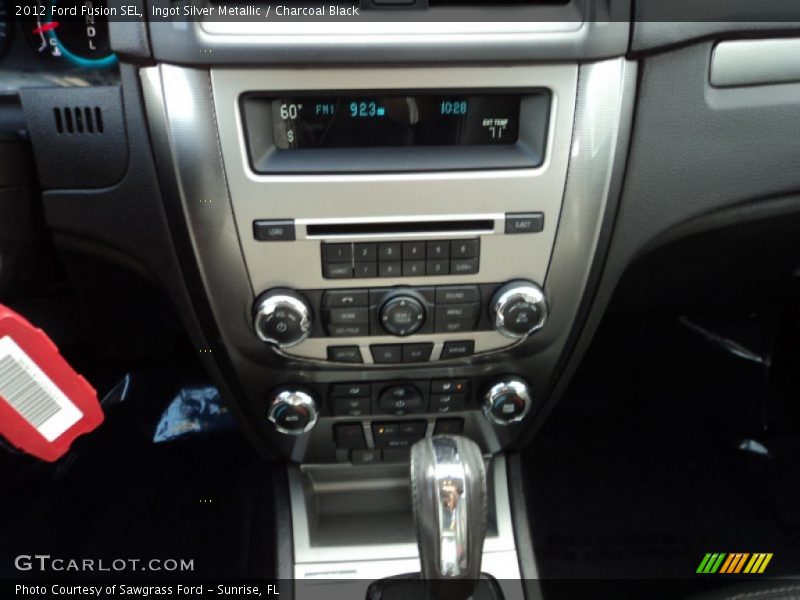 Ingot Silver Metallic / Charcoal Black 2012 Ford Fusion SEL