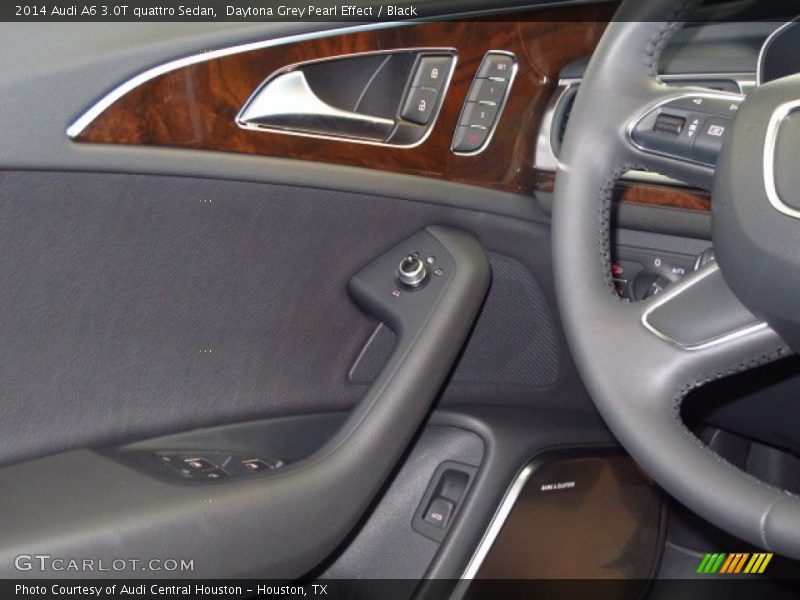 Daytona Grey Pearl Effect / Black 2014 Audi A6 3.0T quattro Sedan