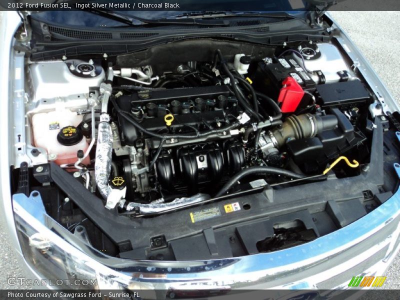 Ingot Silver Metallic / Charcoal Black 2012 Ford Fusion SEL