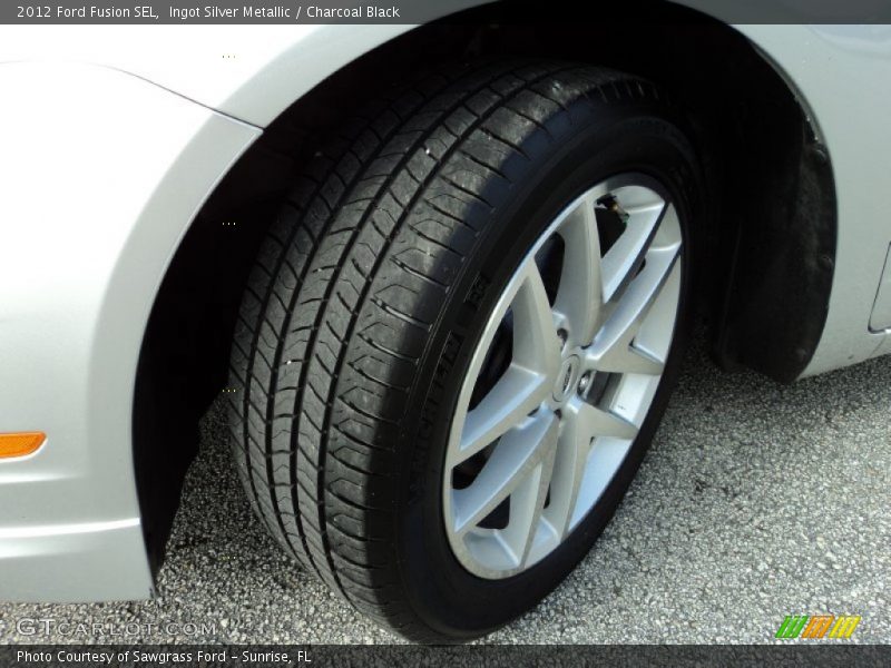 Ingot Silver Metallic / Charcoal Black 2012 Ford Fusion SEL