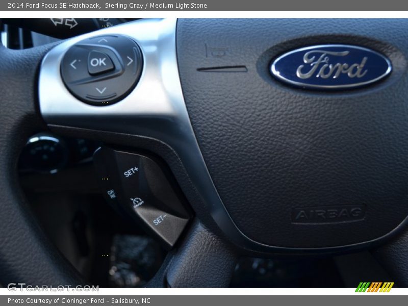 Sterling Gray / Medium Light Stone 2014 Ford Focus SE Hatchback