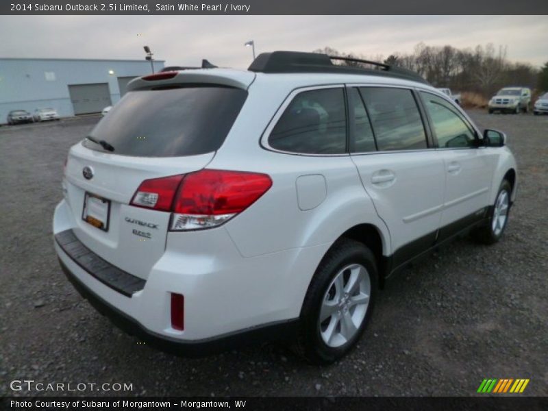 Satin White Pearl / Ivory 2014 Subaru Outback 2.5i Limited