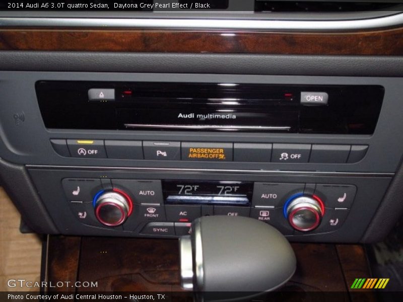 Daytona Grey Pearl Effect / Black 2014 Audi A6 3.0T quattro Sedan