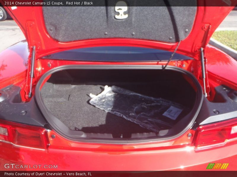 Red Hot / Black 2014 Chevrolet Camaro LS Coupe
