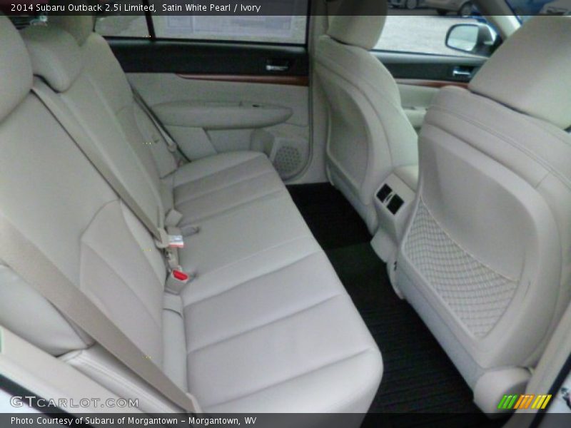 Satin White Pearl / Ivory 2014 Subaru Outback 2.5i Limited
