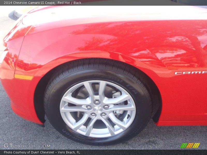 Red Hot / Black 2014 Chevrolet Camaro LS Coupe