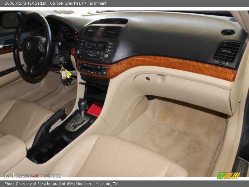 Carbon Gray Pearl / Parchment 2006 Acura TSX Sedan