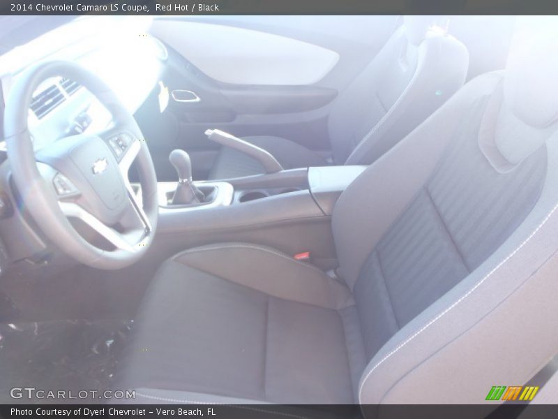 Red Hot / Black 2014 Chevrolet Camaro LS Coupe