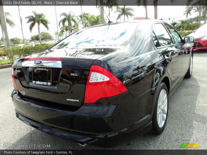 Black / Charcoal Black 2012 Ford Fusion SEL V6