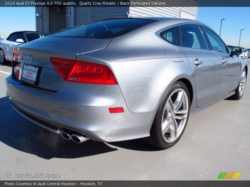 Quartz Gray Metallic / Black Perforated Valcona 2014 Audi S7 Prestige 4.0 TFSI quattro