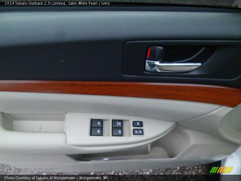 Satin White Pearl / Ivory 2014 Subaru Outback 2.5i Limited