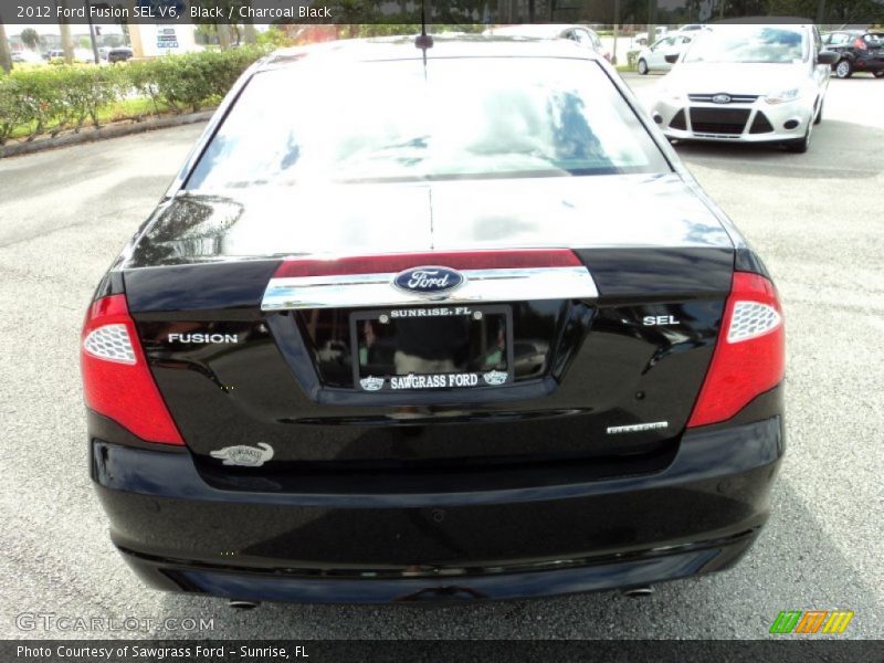 Black / Charcoal Black 2012 Ford Fusion SEL V6