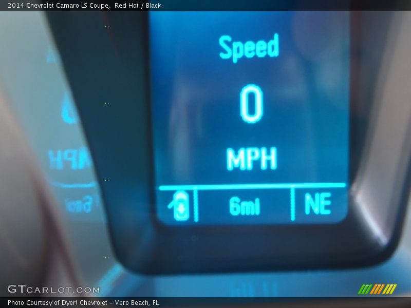 Red Hot / Black 2014 Chevrolet Camaro LS Coupe