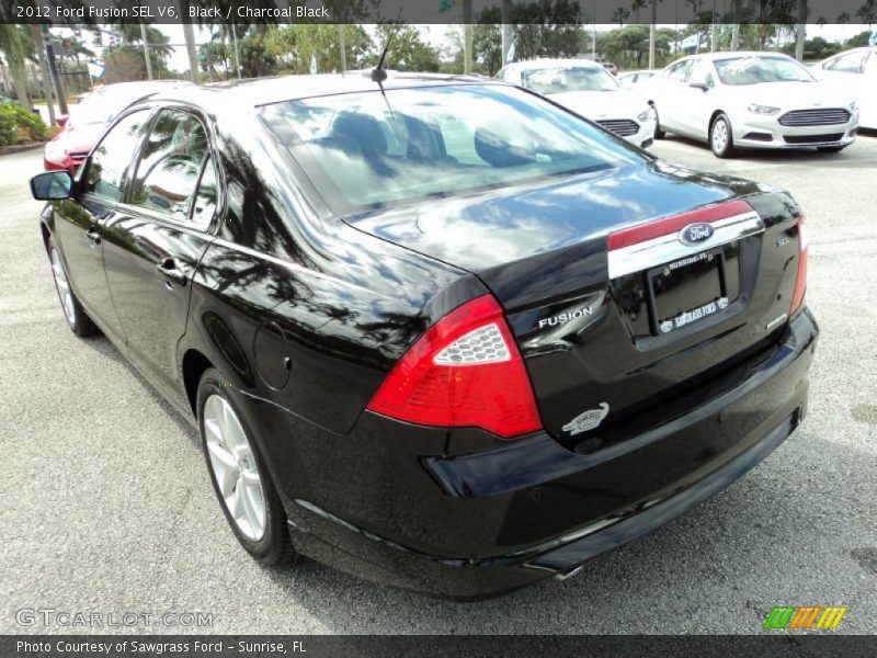 Black / Charcoal Black 2012 Ford Fusion SEL V6