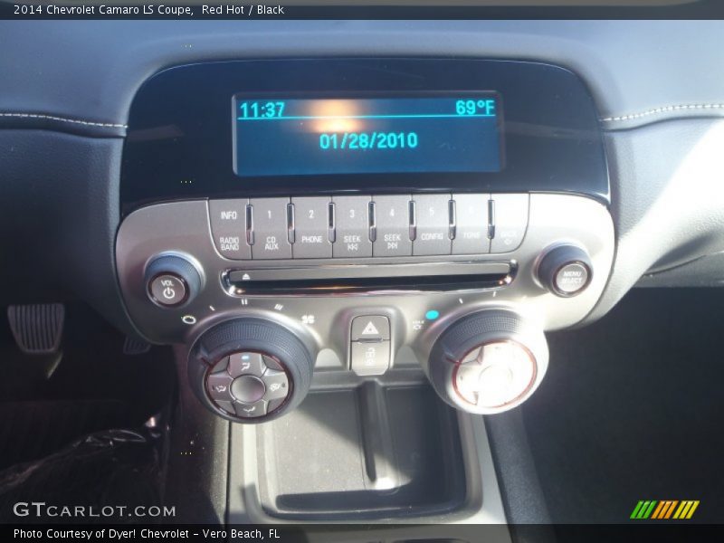 Red Hot / Black 2014 Chevrolet Camaro LS Coupe