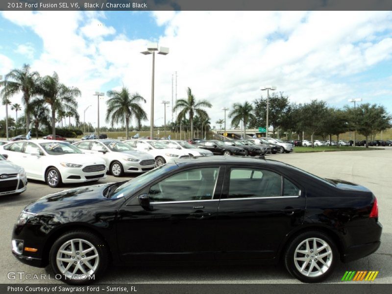 Black / Charcoal Black 2012 Ford Fusion SEL V6