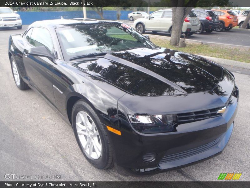 Black / Black 2014 Chevrolet Camaro LS Coupe