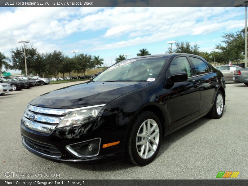 Black / Charcoal Black 2012 Ford Fusion SEL V6