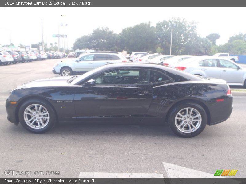 Black / Black 2014 Chevrolet Camaro LS Coupe
