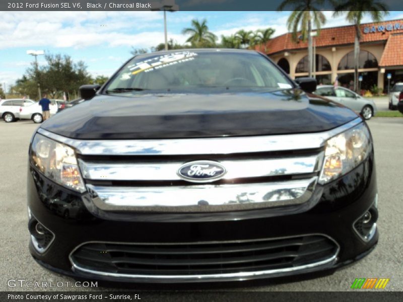 Black / Charcoal Black 2012 Ford Fusion SEL V6