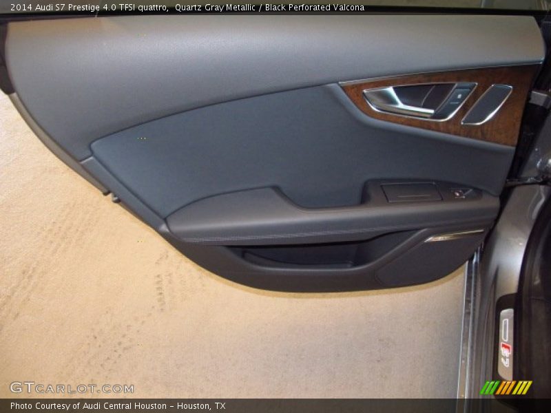 Quartz Gray Metallic / Black Perforated Valcona 2014 Audi S7 Prestige 4.0 TFSI quattro