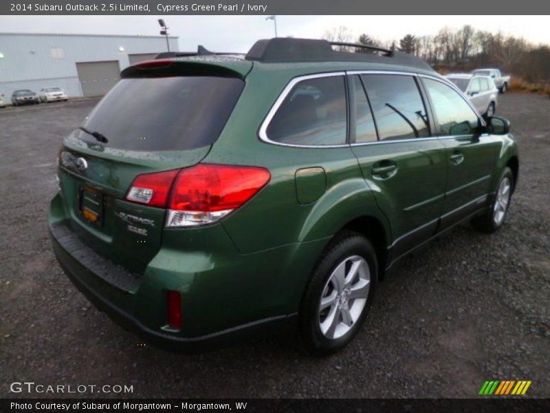 Cypress Green Pearl / Ivory 2014 Subaru Outback 2.5i Limited