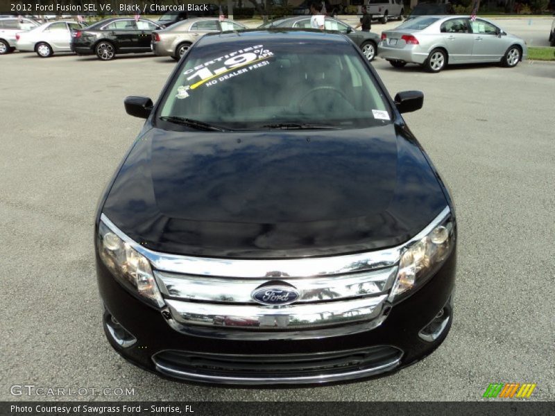 Black / Charcoal Black 2012 Ford Fusion SEL V6